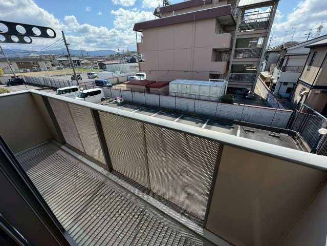 メゾンヴェールＢのバルコニー