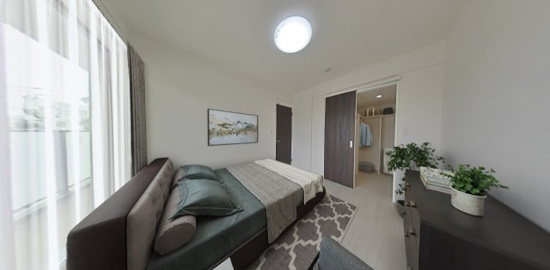 CLIVIA八幡の寝室