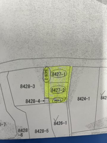 串間市大字西方8427-1の土地図
