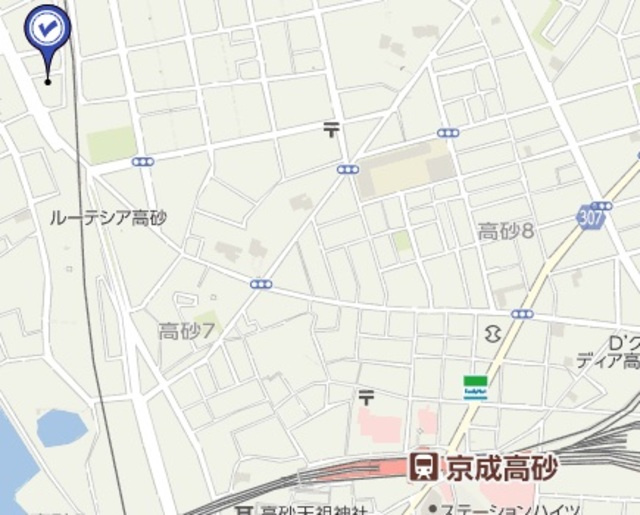 シティハイム　アローシックスの地図|★案内図★
