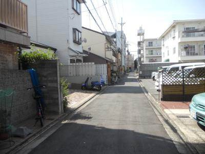 マンション栄光の周辺|前面道路