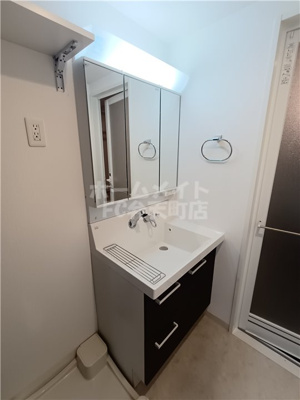 【洗面所】 | エステムコート難波WEST-SIDEⅡベイフレックス | 広い洗面スペース