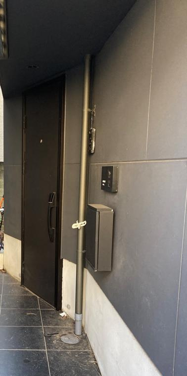 山王戸建のエントランス