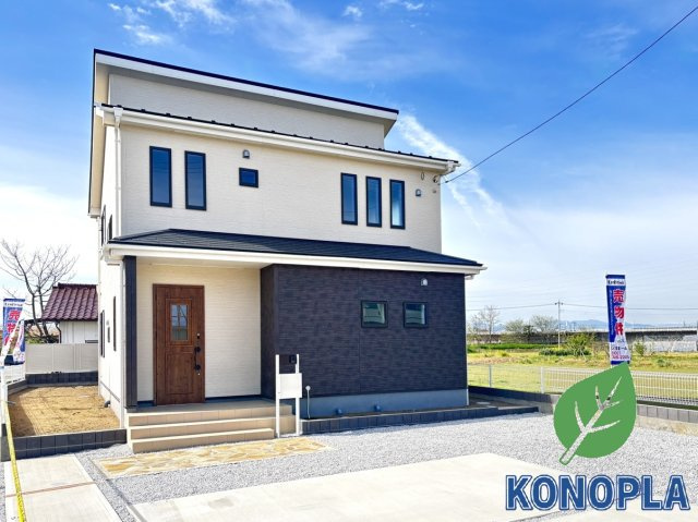 【新築戸建】第1前橋小屋原　の外観|■外観|シンプルで洗練されたデザインは住まう人の色に染まり、個性を映し出します♪本日見学可能(*＾＾*)