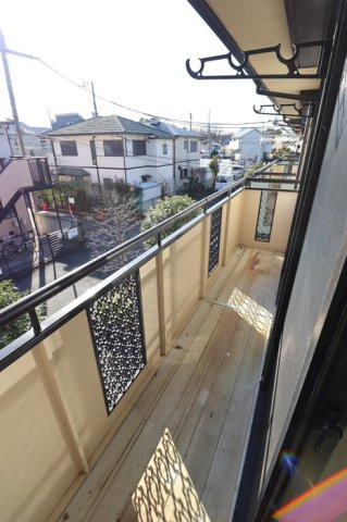 サンクレスト　Ａのバルコニー