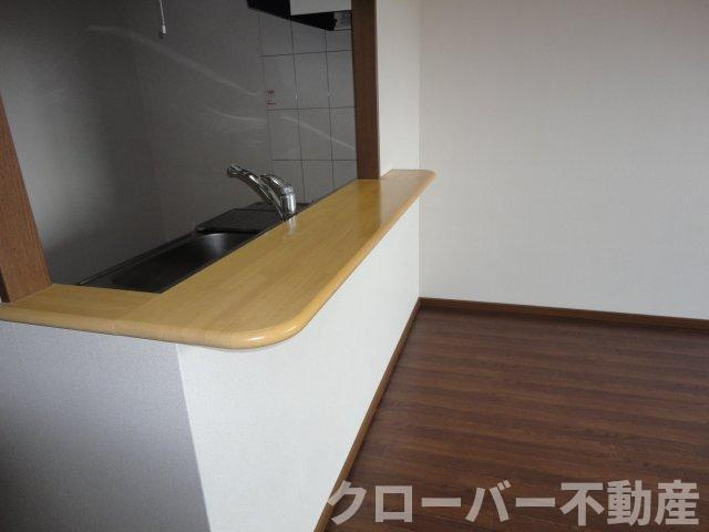 ローズグレイ・パレスのキッチン|カウンターキッチン