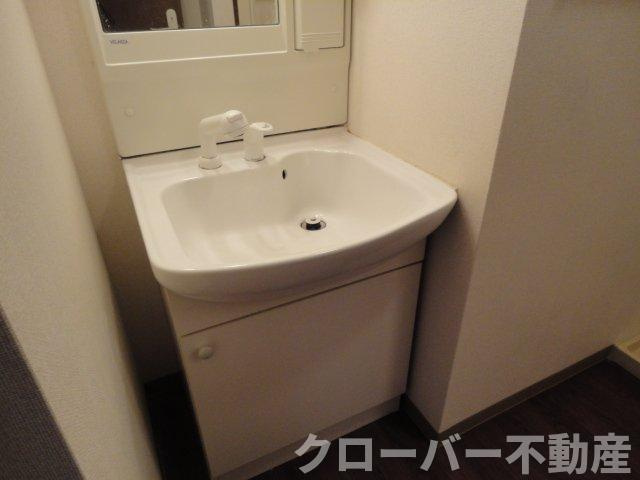 ローズグレイ・パレスの洗面所|洗髪洗面化粧台