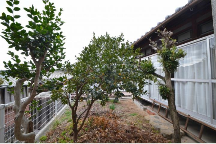 呉市西惣付戸建ての庭