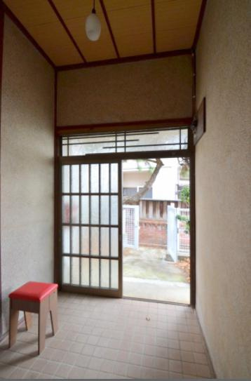 呉市西惣付戸建ての玄関