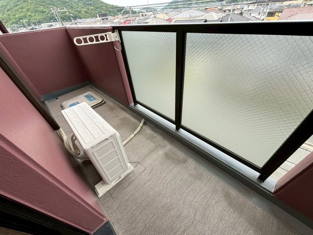 ツインピア　Aのバルコニー