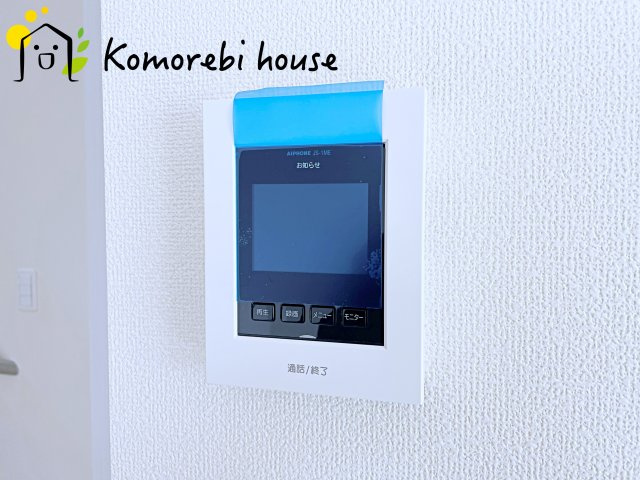 第3　伊奈町小室　新築一戸建て　ハートフルタウン　Fの防犯設備|モニター付インターホンです