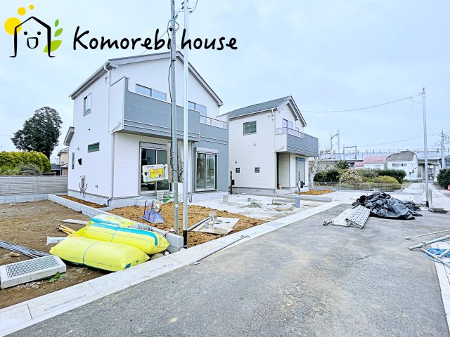 第3　伊奈町小室　新築一戸建て　ハートフルタウン　Fの前面道路含む現地写真|前面道路含む現地写真です