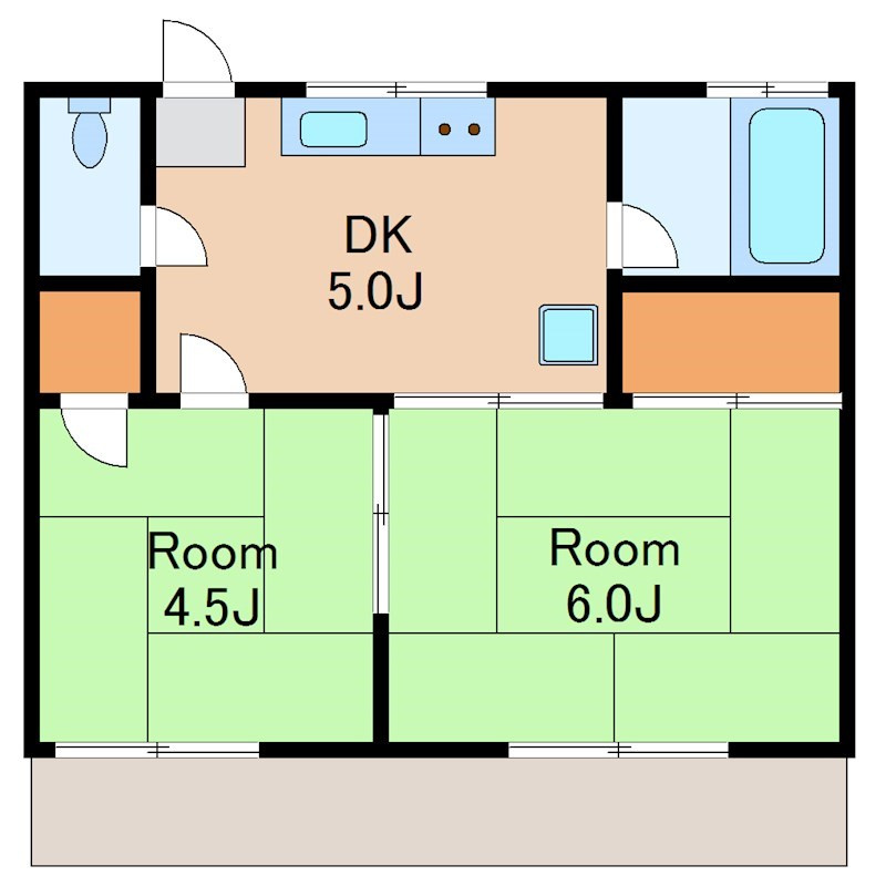 杉並区西荻北１丁目のアパートの間取り