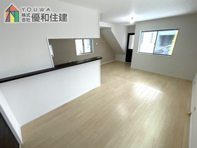 【居間・リビング】 | 新築戸建　明石市藤が丘１丁目