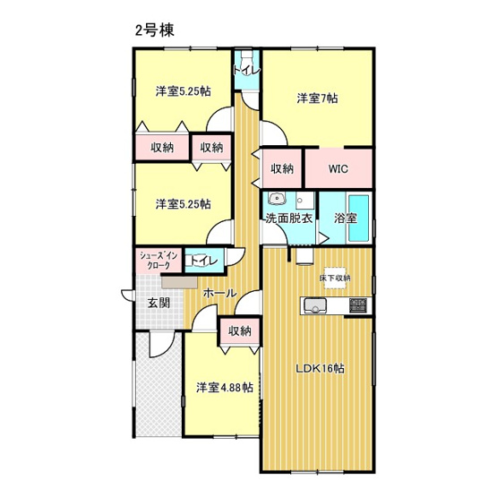 【間取り】 | 鈴鹿市下大久保町《2号棟》