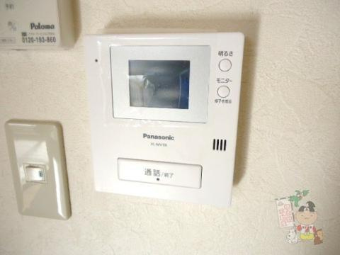 ピュアハイツ北方Ⅱのセキュリティ|カメラ付インターホン
