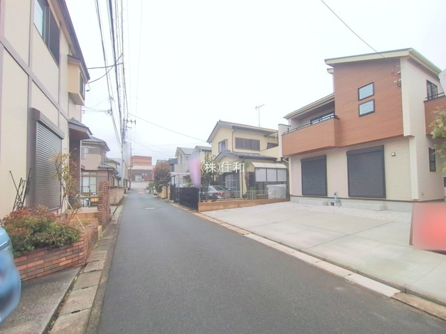 【新築分譲住宅】川越市諏訪町の前面道路含む現地写真