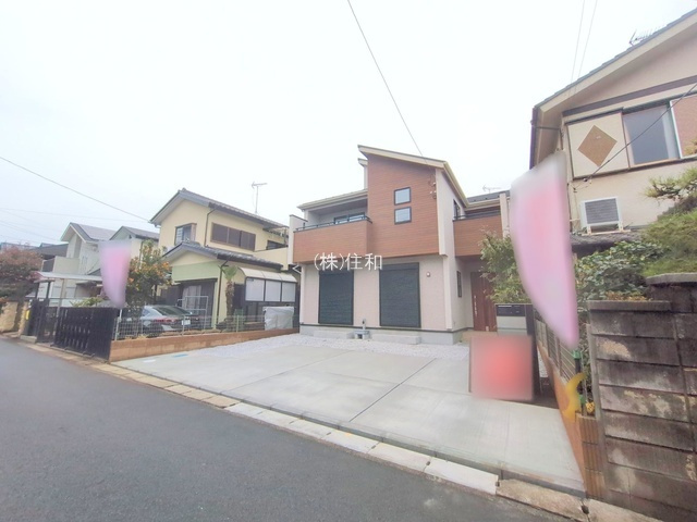 【新築分譲住宅】川越市諏訪町の前面道路含む現地写真