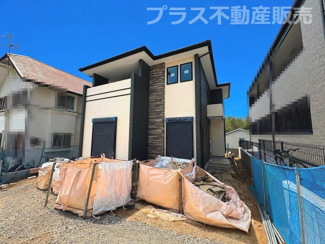 【外観】 | 福岡市東区唐原4丁目1期　1号棟（全1棟）【仲介手数料無料・0円】 | 建築中の物件は、お近くのモデルハウスも一緒にご覧頂けます。