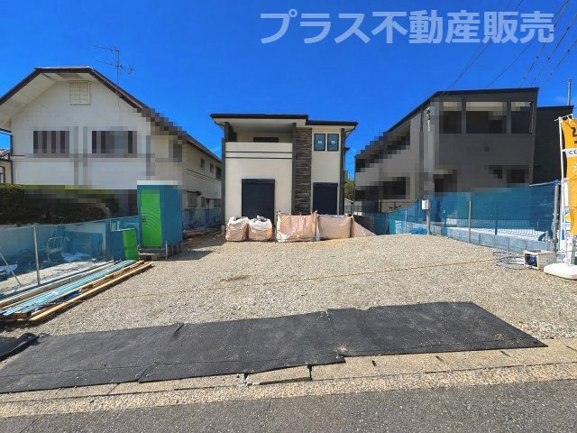 【外観】 | 福岡市東区唐原4丁目1期　1号棟（全1棟）【仲介手数料無料・0円】 | 完成イメージの外観パースです。