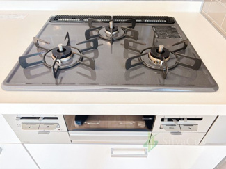 【キッチン】 | 都立大第2コーポラス | 三口ガスコンログリル付