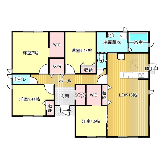 【間取り】 | 津市河芸町上野《2号棟》