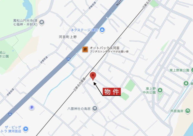 【地図】 | 津市河芸町上野《2号棟》 | 広域Map