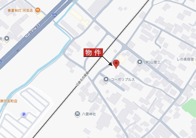 【地図】 | 津市河芸町上野《2号棟》 | 詳細Map