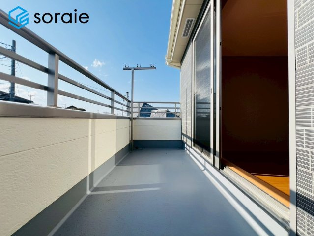 狭山市柏原　中古戸建てのバルコニー|2月23日撮影
