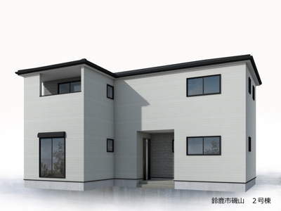 【外観パース】 | 鈴鹿市磯山3丁目《2号棟》