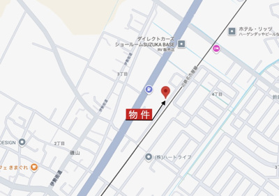 【地図】 | 鈴鹿市磯山3丁目《2号棟》 | 広域Map