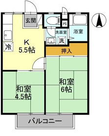 パナハイツサルビアの間取り