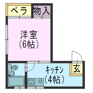 【間取り】 | みすずコーポⅡ