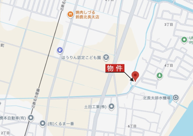 【地図】 | 鈴鹿市長太新町4丁目《1号棟》 | 広域Map