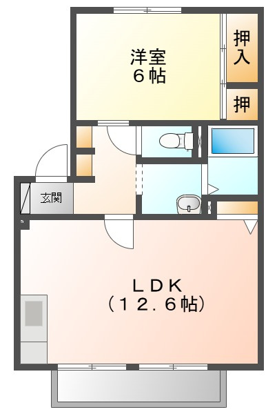 ディアスわかばの間取り