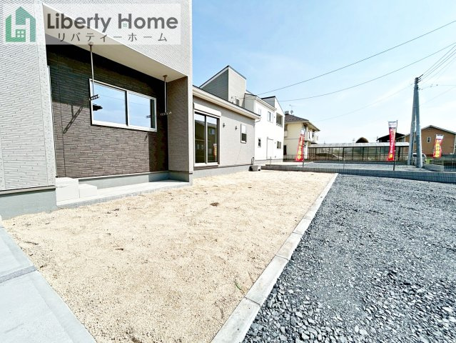 常陸大宮市中富町第3　新築戸建　2号棟の庭