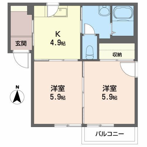 グランドメゾン中津川 Ａの間取り