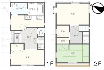所沢市若狭4丁目　中古戸建の間取り