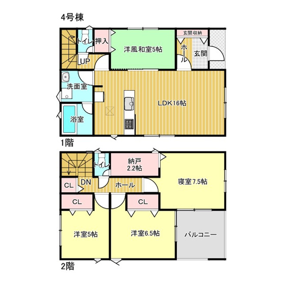 【間取り】 | 鈴鹿市岸岡町《4号棟》