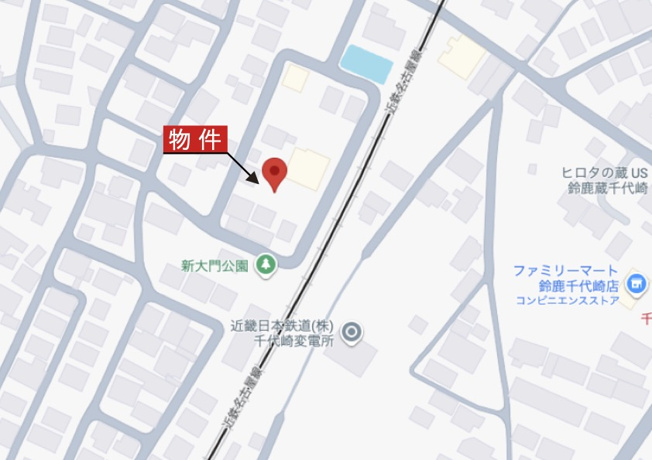 【地図】 | 鈴鹿市岸岡町《4号棟》 | 詳細Map