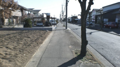 【前面道路含む現地写真】 | 深谷市東方町１丁目 2078万 土地