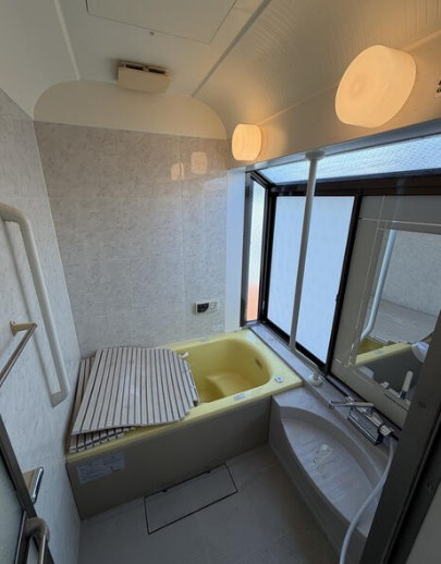 【中古】坂戸市鶴舞リフォーム中古住宅の浴室|リフォーム後お引渡しになります☆