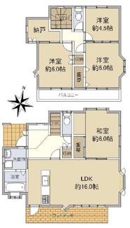 【間取り】 | 中古戸建　神戸市垂水区小束山本町4丁目
