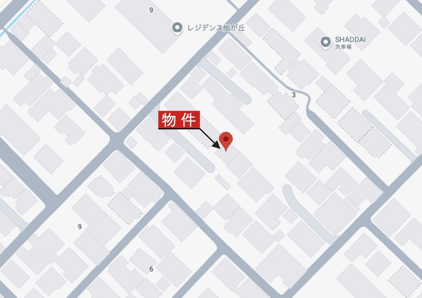 鈴鹿市中旭が丘1丁目の地図|詳細Map