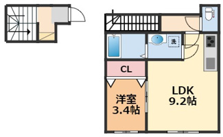 【間取り】 | エニシア北条　Ａ・Ｂ棟