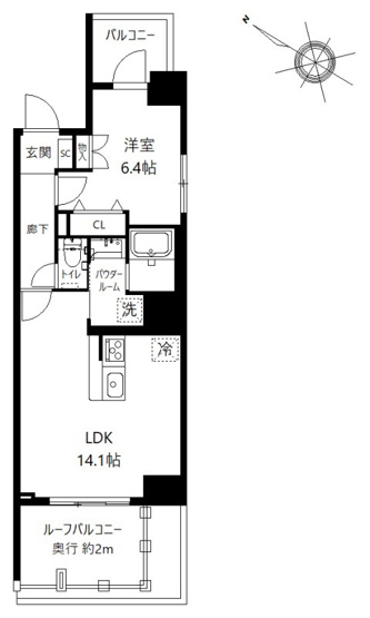 【間取り】 | ＡＫＵＡ北品川