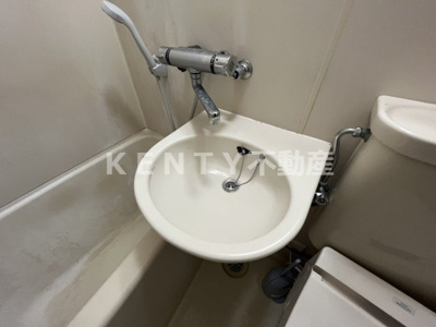 【洗面所】 | サニークレスト蒲田 | コンパクトで使いやすい洗面所