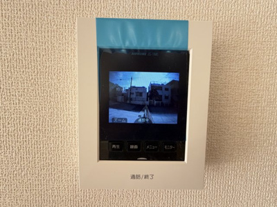 【セキュリティ】 | 那覇市宮城（全4棟）4号棟 | 4号棟　TVモニター付きインターフォン♪