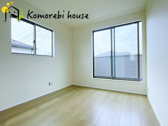 第3　伊奈町小室　新築一戸建て　ハートフルタウン　Qの洋室|個人の部屋や寝室として使える洋室です