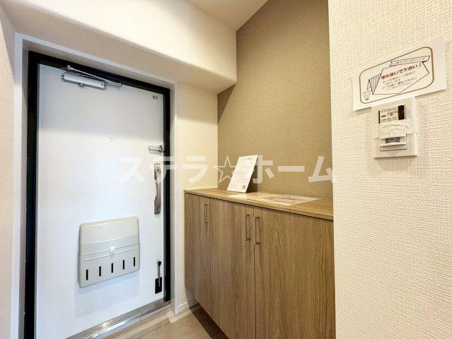 シャルム野中南公園の玄関|きれいな玄関です